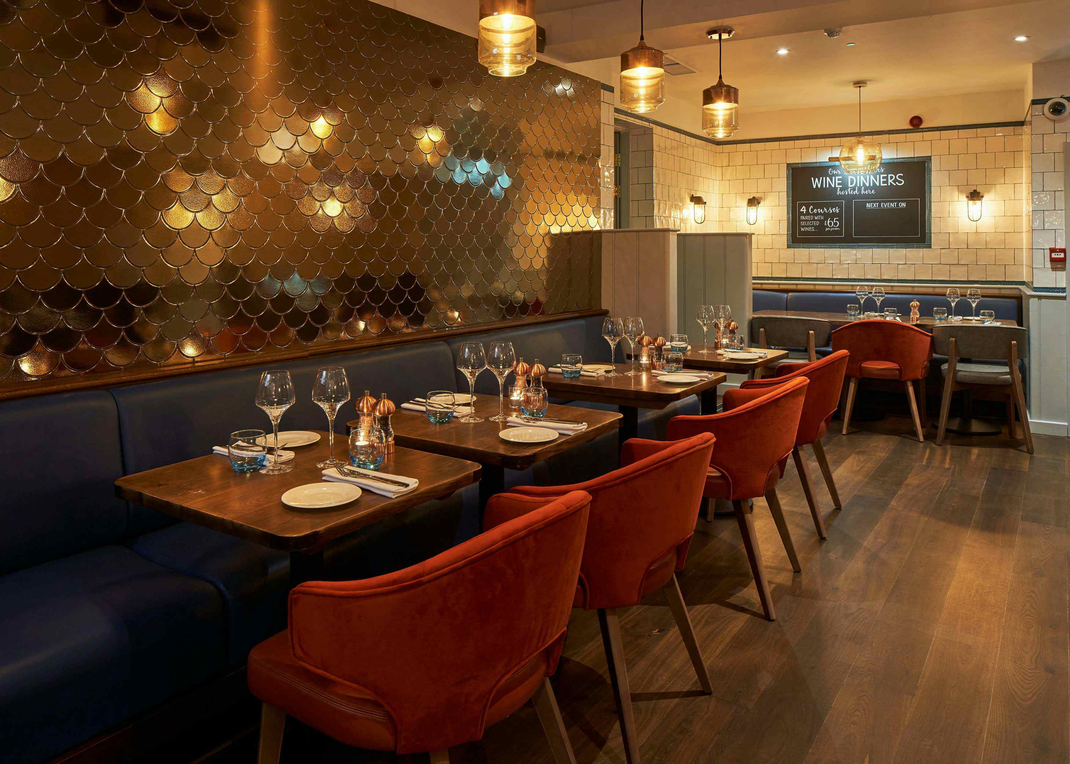 The Cove, Private Dining Room, Fishworks Covent Garden